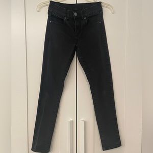 Loft Women Modern Skinny Jeans Size Petite 25 Black
